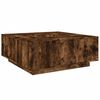 vidaXL Salontafel 100x100x40 cm bewerkt hout gerookt eikenkleurig