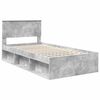 vidaXL Bedframe Concerte Grijs 100 x 200 cm Massief grenenhout