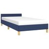 vidaXL Bedframe met hoofdeinde zonder matras 80x200 cm stof blauw