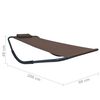 vidaXL Tuinbed 200x90 cm staal bruin