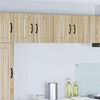 vidaXL Keukenwandkasten met de deur 2 pcs Sonoma Eiken 60 x 31 x 40 cm