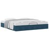 vidaXL Ottoman bedframe zonder matras 180x200 cm fluweel donkerblauw