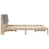 vidaXL Bedframe met hoofdeinde Bruin 160 x 200 cm Massief grenenhout