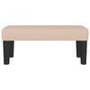 vidaXL Bankje 70x30x30 cm kunstleer cappuccinokleurig