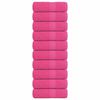 vidaXL Gastendoekjes FROGN 10 st 30x50 cm 360 g/m&sup2; roze