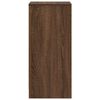 vidaXL Dressoir 29,5x34x76 cm bewerkt hout bruin eikenkleurig