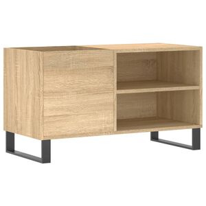vidaXL Platenkast 85x38x48 cm bewerkt hout sonoma eikenkleurig
