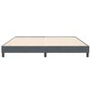 vidaXL Bedframe zonder matras 200x220 cm fluweel donkergrijs