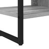 vidaXL Bijzetkast Grijs Sonoma 96.5 x 30 x 75 cm Bewerkt hout
