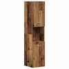 vidaXL Badkamermeubelset Wandgemonteerd 4 pcs Oud Hout Bewerkt hout