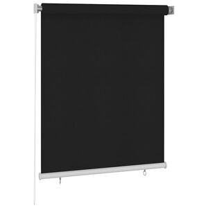 vidaXL Rolgordijn voor buiten 125(B)x140(H) cm zwart