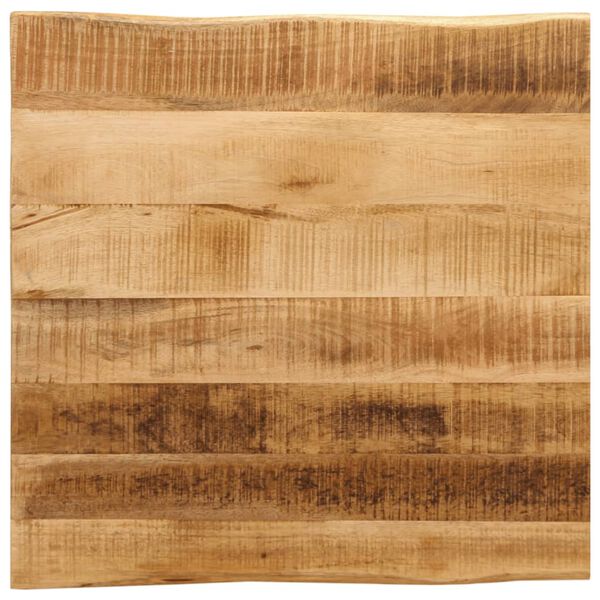 vidaXL Tafelblad met natuurlijke rand 60x60x3,8 cm massief mangohout