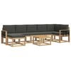 vidaXL Buiten bankenset 8 st Wit en antracietkleurig Polyester
