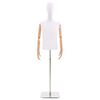 vidaXL Verstelbare mannequin van 170-242 cm met hoofd en voet Man PP