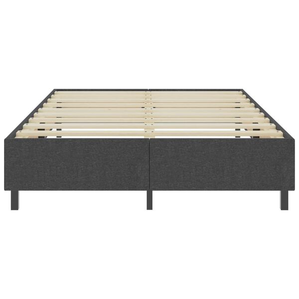vidaXL Boxspringframe stof grijs 180x200 cm