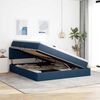 vidaXL Opbergbed met matras met matras Blauw 180 x 200 cm Bewerkt hout