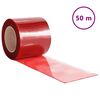 vidaXL Deurgordijn 200x1,6 mm 50 m PVC rood