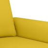 vidaXL 3-delige Loungeset met kussens fluweel geel