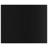 vidaXL Wandschappen 8 st 60x50x1,5 cm bewerkt hout hoogglans zwart