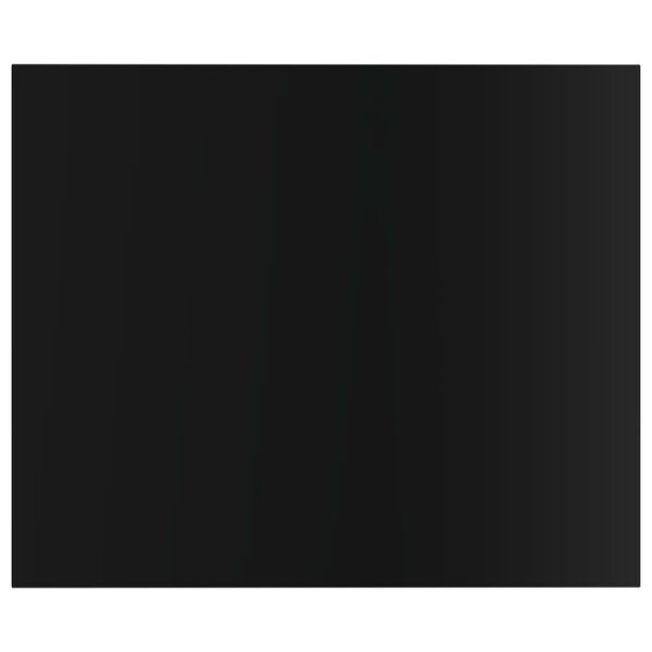 vidaXL Wandschappen 8 st 60x50x1,5 cm bewerkt hout hoogglans zwart