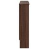 vidaXL Radiatorafdekking Bruin Eiken 78 x 19 x 81,5 cm Bewerkt hout