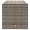vidaXL Opbergbox voor buiten 100x55x55,5 cm poly rattan grijs