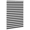 vidaXL Zebra rolgordijn 165x230 cm stofbreedte 160,9 cm zwart