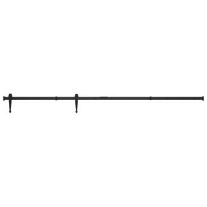 vidaXL Ophangset voor minischuifdeur 183 cm koolstofstaal