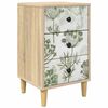 vidaXL Nachtkastje GOTHA Sonoma Eiken 36 x 33 x 60 cm Bewerkt hout