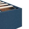 vidaXL Opbergbed met matras met matras Blauw 100 x 200 cm Polyester