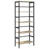 vidaXL Boekenkast 4-laags 60 x 29,5 x 149 cm Bewerkt hout Sonoma Eiken