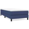 vidaXL Boxspring bed 100x200 cm stof blauw