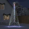 vidaXL LED-kerstboom 615 LEDs kleurrijk 404,5 cm