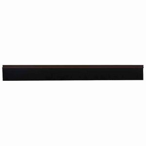 vidaXL Zelfklevende Deurborstels 2 st Bruin 100 cm Aluminium Legering