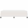 vidaXL Bedframe met matras Cr&egrave;me 140 x 200 cm Stof