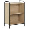 vidaXL Boekenkast 55,5 x 33 x 174 cm Bewerkt hout Sonoma Eiken