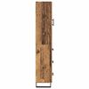 vidaXL Highboard met lade Oud Hout 34,5 x 34 x 180 cm Bewerkt hout