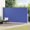vidaXL Tuinscherm uittrekbaar 200x500 cm blauw