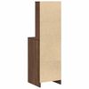 vidaXL Highboard bruin eikenkleur 40 x 41 x 135 cm Bewerkt hout