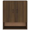 vidaXL Wandkast 60x31x70 cm bewerkt hout bruin eikenkleur
