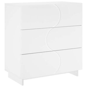 vidaXL Dressoir Wit 70 x 38 x 75 cm Bewerkt hout