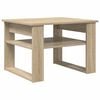 vidaXL Salontafel Sonoma Eiken 64 x 54 x 44 cm Bewerkt hout