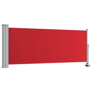 vidaXL Tuinscherm uittrekbaar 100x300 cm rood