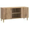 vidaXL TV-kast Artisanaal eiken 102 x 34,5 x 50 cm Bewerkt hout