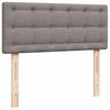 vidaXL Ottoman bed met matras 120x190 cm stof taupe