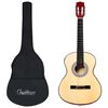 vidaXL Gitaar klassiek beginner met tas 3/4 36"