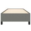 vidaXL Bedframe zonder matras 80x200 cm stof donkergrijs
