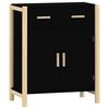 vidaXL Dressoir 62x38x75 cm bewerkt hout zwart