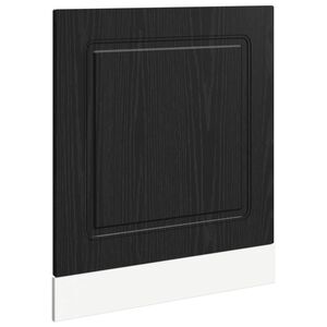 vidaXL Vaatwasserpaneel Kalmar Zwart Eiken 60 x 1,5 x 57 cm