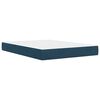 vidaXL Bedframe met matras met hoofdeinde Blauw 120 x 190 cm Fluweel